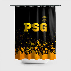 Шторка для ванной PSG - gold gradient посередине