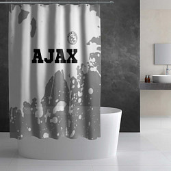 Шторка для душа Ajax sport на светлом фоне посередине, цвет: 3D-принт — фото 2