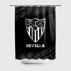 Шторка для ванной Sevilla sport на темном фоне