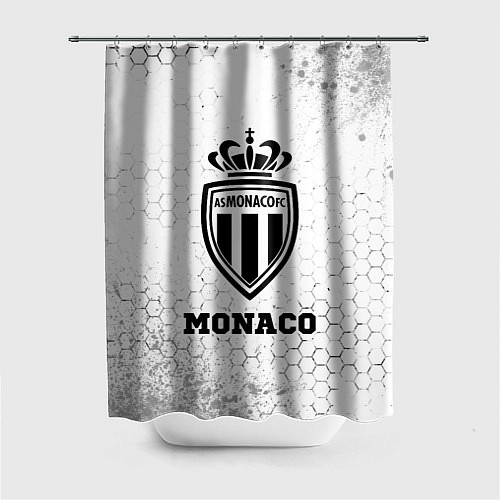 Шторка для ванной Monaco sport на светлом фоне / 3D-принт – фото 1