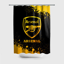 Шторка для ванной Arsenal - gold gradient