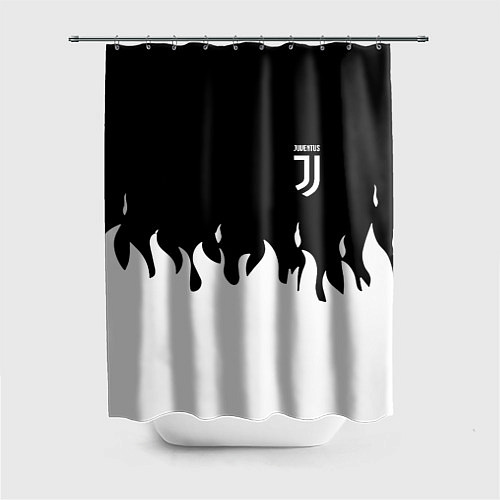 Шторка для ванной Juventus fire / 3D-принт – фото 1