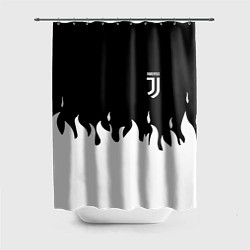 Шторка для душа Juventus fire, цвет: 3D-принт