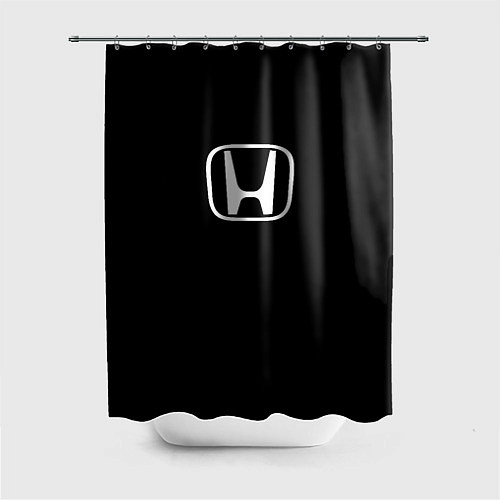 Шторка для ванной Honda white logo / 3D-принт – фото 1