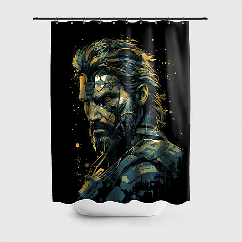 Шторка для ванной Venom Snake Metal gear game / 3D-принт – фото 1