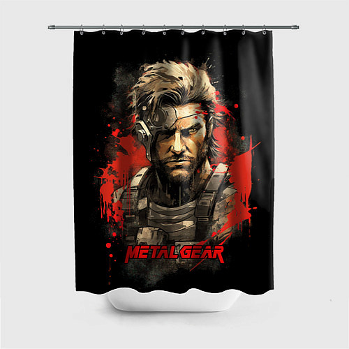 Шторка для ванной Venom Snake Metal gear game / 3D-принт – фото 1