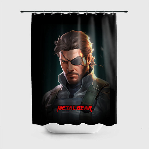 Шторка для ванной Веном Снейк из игры Metal gear / 3D-принт – фото 1