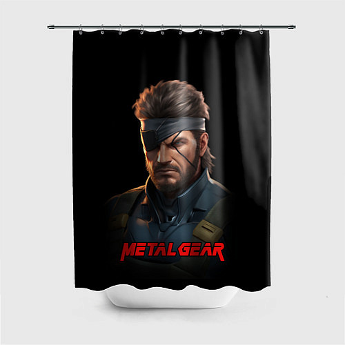 Шторка для ванной Веном Снейк из игры Metal gear / 3D-принт – фото 1