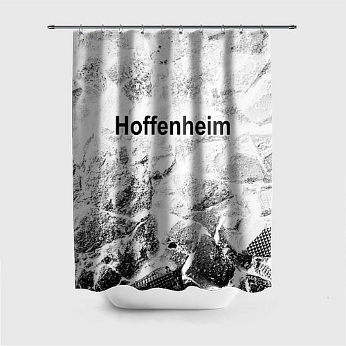 Шторка для ванной Hoffenheim white graphite / 3D-принт – фото 1