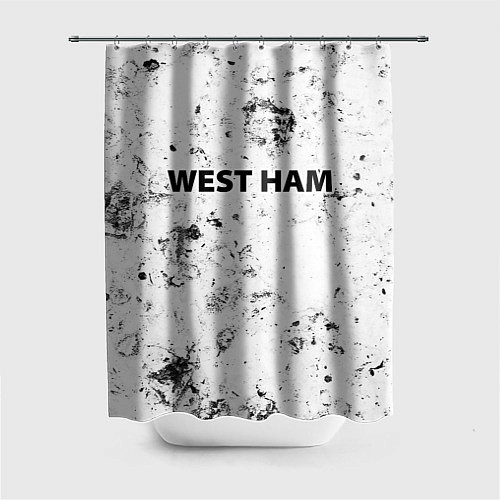 Шторка для ванной West Ham dirty ice / 3D-принт – фото 1