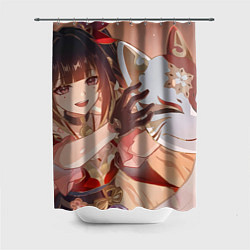Шторка для ванной Honkai Star Rail Sparkle and kitsune mask