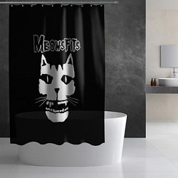Шторка для душа Misfits - Meowsfits, цвет: 3D-принт — фото 2