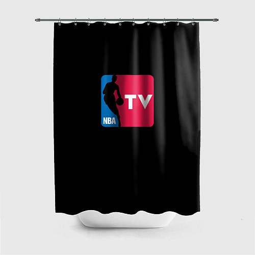 Шторка для ванной NBA tv logo / 3D-принт – фото 1