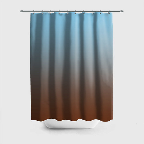 Шторка для ванной Текстура градиент / 3D-принт – фото 1