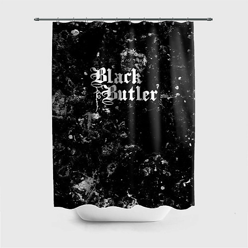 Шторка для ванной Black Butler black ice / 3D-принт – фото 1