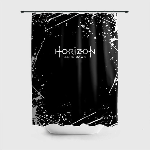 Шторка для ванной Horizon Zero Dawn всплеск красок / 3D-принт – фото 1