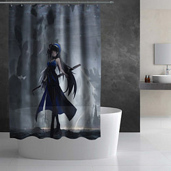 Шторка для душа Грозовые волны - Янъян, цвет: 3D-принт — фото 2