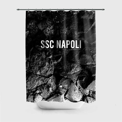 Шторка для ванной Napoli black graphite / 3D-принт – фото 1