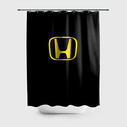 Шторка для ванной Honda yellow