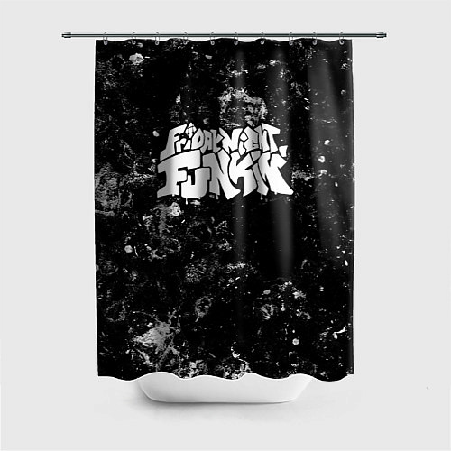 Шторка для ванной Friday Night Funkin black ice / 3D-принт – фото 1