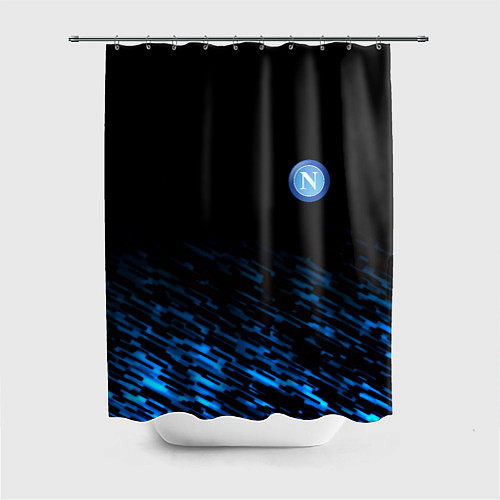 Шторка для ванной Napoli fc club texture / 3D-принт – фото 1