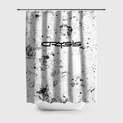 Шторка для душа Crysis dirty ice, цвет: 3D-принт
