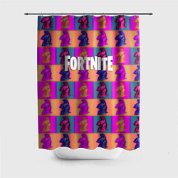 Шторка для ванной Fortnite logo pattern game
