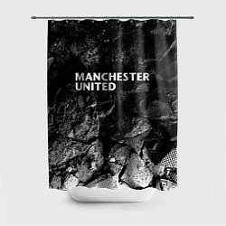 Шторка для ванной Manchester United black graphite