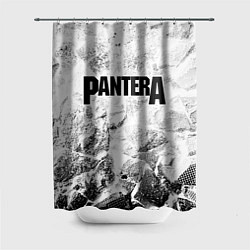 Шторка для ванной Pantera white graphite