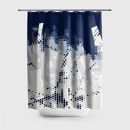 Шторка для ванной Яркий абстрактный узор для спорта / 3D-принт – фото 1