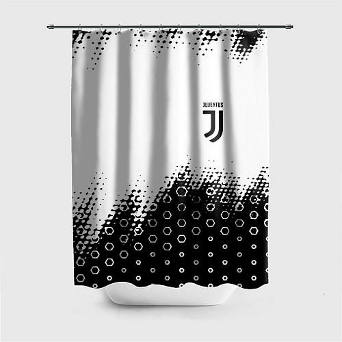 Шторка для ванной Juventus sport steel / 3D-принт – фото 1