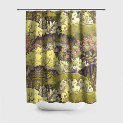 Шторка для ванной Найди опоссума