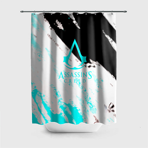 Шторка для ванной Assassins Creed краски текстура / 3D-принт – фото 1