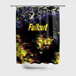 Шторка для ванной Fallout краски