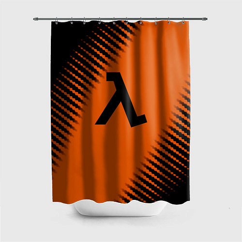 Шторка для ванной Half life orange box / 3D-принт – фото 1