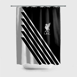 Шторка для душа Liverpool sport fc geometry, цвет: 3D-принт