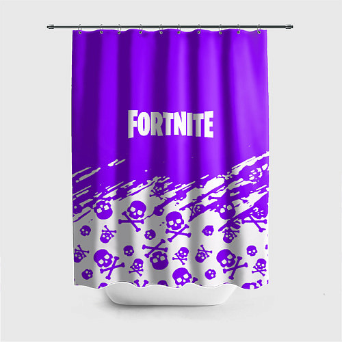 Шторка для ванной Fortnite skull pattern / 3D-принт – фото 1