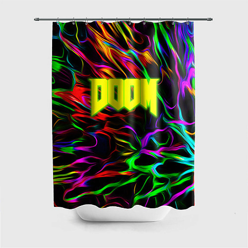 Шторка для ванной Doom optical colors / 3D-принт – фото 1
