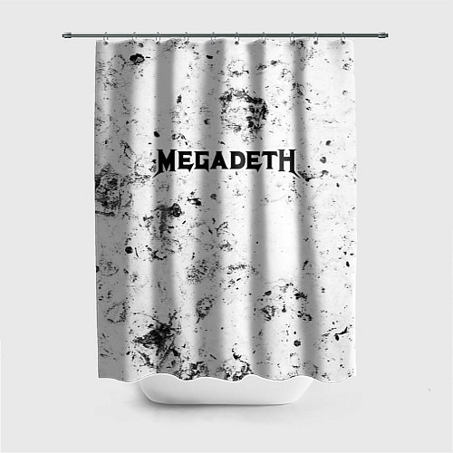 Шторка для ванной Megadeth dirty ice / 3D-принт – фото 1