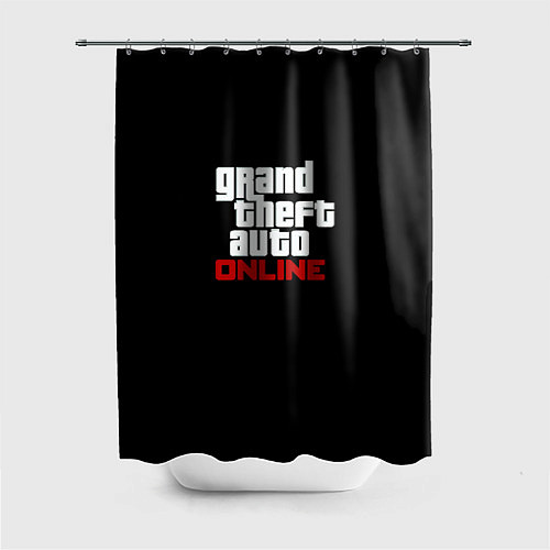 Шторка для ванной GTA online logo / 3D-принт – фото 1
