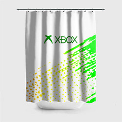 Шторка для ванной Xbox краски текстура геймер