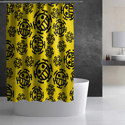 Шторка для душа One Piece Trafalgar Law, цвет: 3D-принт — фото 2