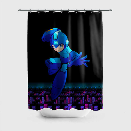 Шторка для ванной Rockman - Mega man / 3D-принт – фото 1