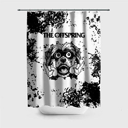 Шторка для душа The Offspring - рок пес, цвет: 3D-принт