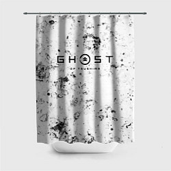 Шторка для душа Ghost of Tsushima dirty ice, цвет: 3D-принт