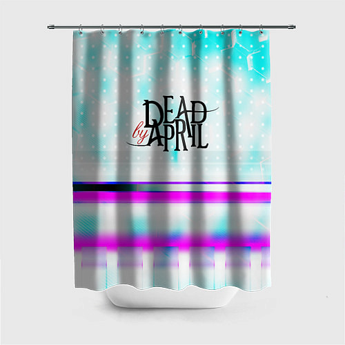 Шторка для ванной Dead by april rock band / 3D-принт – фото 1