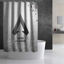 Шторка для душа Apex Legends - white gradient, цвет: 3D-принт — фото 2