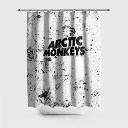 Шторка для душа Arctic Monkeys dirty ice, цвет: 3D-принт
