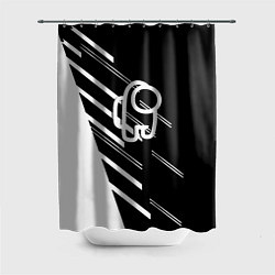 Шторка для ванной Among us pattern sport
