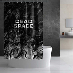 Шторка для душа Dead Space black graphite, цвет: 3D-принт — фото 2